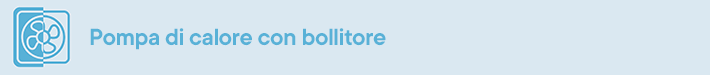 Pompa di calore con bollitore